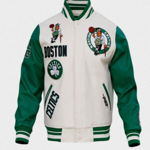 boston celtics varsity full zip jacket