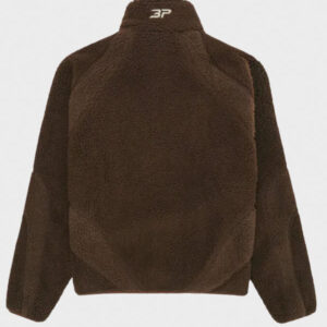 broken planet polar brown fleece jacket