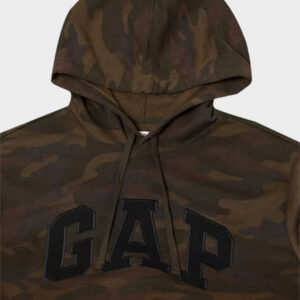 camo gap pullover green hoodie