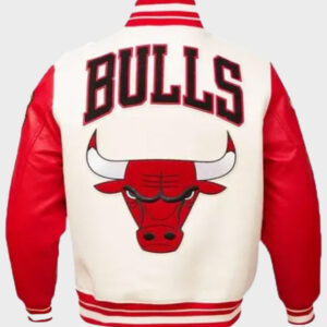 chicago bulls classic full zip varsity jacket