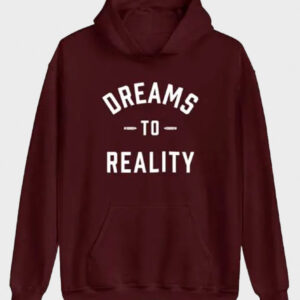 dreams to reality pullover fleece hoodie