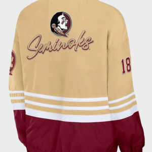 florida state seminoles throwback windbreaker full zip jacket