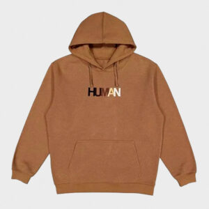 human brown hoodie