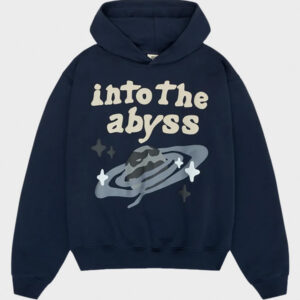 into the abyss pullover blue hoodie