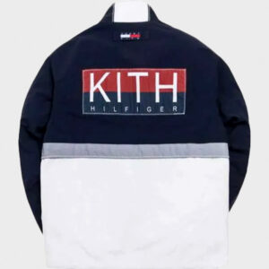 kith x tommy hilfiger sailing pockets navywhite jacket