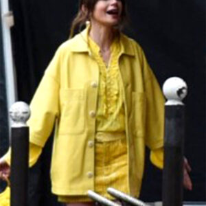 lily collins tv series emily in paris s04 emily cooper yellow jacket