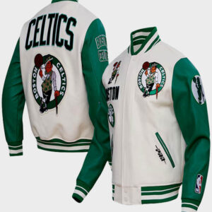 nba boston celtics classic varsity jacket