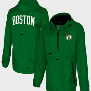 nba boston celtics kelly green hoodie jacket