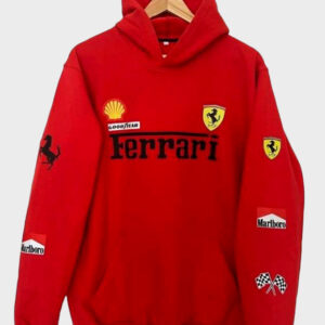 ferrari racing red hoodie