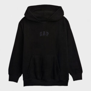 vintage soft gap black logo hoodie