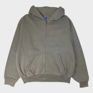 yeezy gap zip up drackgrey hoodie