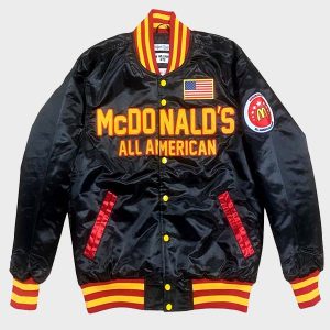 Zion Williamson Classics Mcdonald's Black Satin Jacket