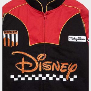 Disney Mickey Mouse Red And Black Racing Jacket