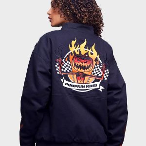 Disney The Nightmare Before Christmas Jack Skellington Flaming Racing Jacket