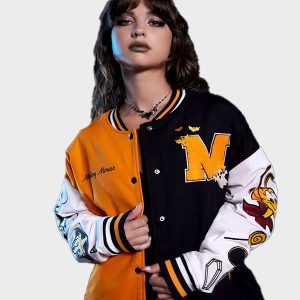 Her Universe Disney Halloween Split Varsity Jacket