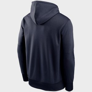 nike chicago bears pullover navy hoodie