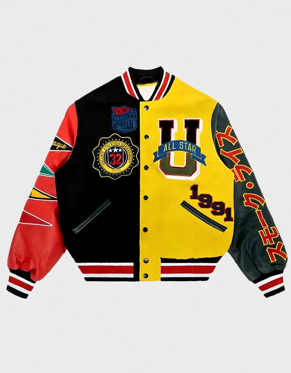 All Star Color Block Varsity Jacket