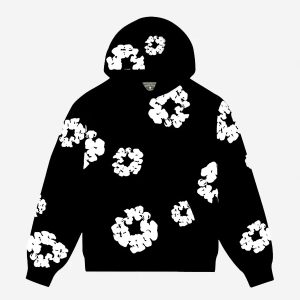 Denim Tears The Cotton Wreath Black Hoodie