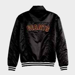 Levis Starter San Francisco Giants Black Satin Jacket